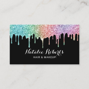 Glitter-holografisch apparaat maakt artistieke sal visitekaartje