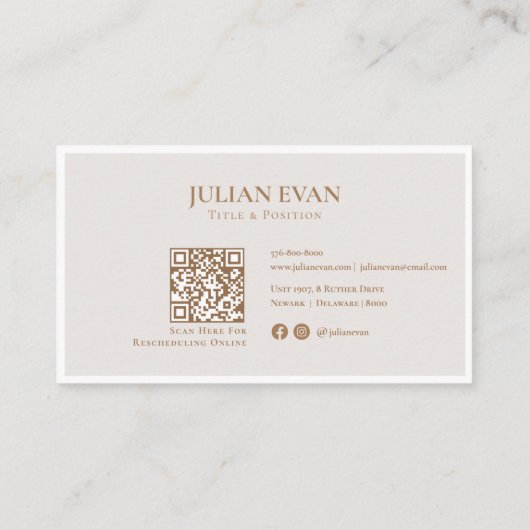 Glitter holografische schoonheidsspeciaalmake-up afsprakenkaartje (Achterkant)