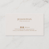 Glitter holografische schoonheidsspeciaalmake-up visitekaartje (Achterkant)