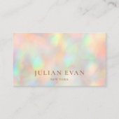 Glitter holografische schoonheidsspeciaalmake-up visitekaartje (Voorkant)