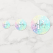 Glitter Holographic Iridescent Girly Confetti (Achterkanten)