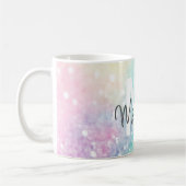  Glitter Holographic Iridescent Girly Koffiemok (Links)
