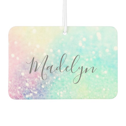  Glitter Holographic Iridescent Girly Luchtverfrisser (Voorkant)