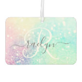 Glitter Holographic Iridescent Girly Luchtverfrisser (Achterkant)