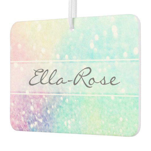 Glitter Holographic Iridescent Girly Luchtverfrisser (Links)