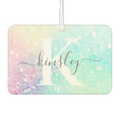 Glitter Holographic Iridescent Girly Luchtverfrisser (Voorkant)