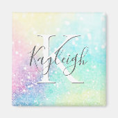 Glitter Holographic Iridescent Girly Magneet (Voorkant)
