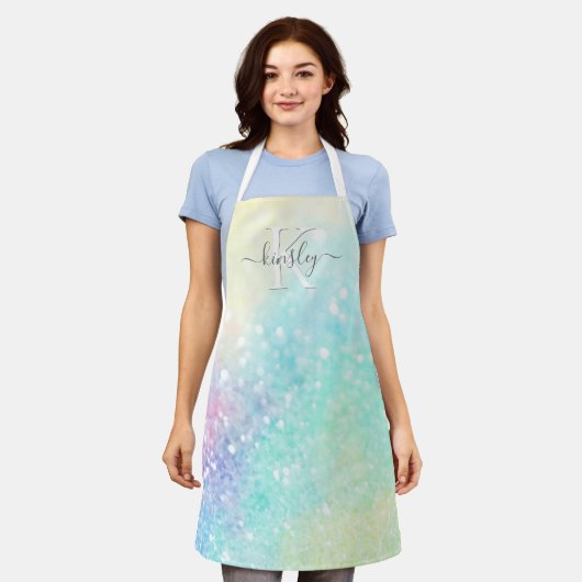  Glitter Holographic Iridescent Girly Schort (Gedragen)