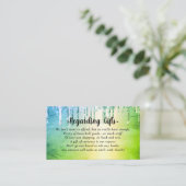 Glitter Honeymoon Fund vrijgezellenfeest of bruilo Informatiekaartje (Staand voorkant)