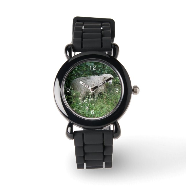 Glitter Horloge luffia (Voorkant)