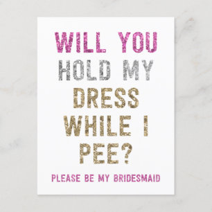 Glitter houdt mijn klep vast terwijl ik plaag   Br Kaart