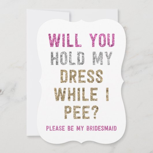 Glitter houdt mijn klep vast terwijl ik plaag | Br Kaart (Voorkant)