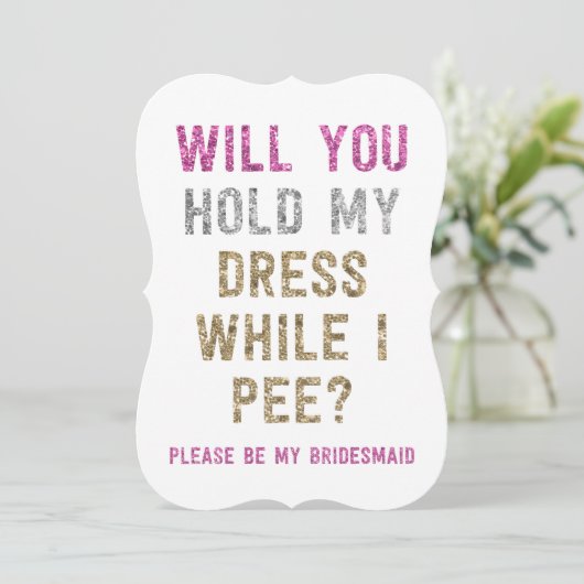 Glitter houdt mijn klep vast terwijl ik plaag | Br Kaart (Staand voorkant)