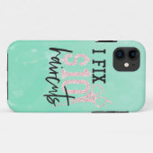 Glitter I Fix $10 Haircuts Phone Case (Achterkant (horizontaal))