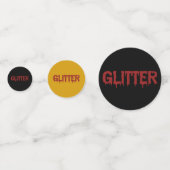 Glitter in Blood Typografie  Confetti (Voorkanten)