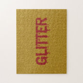 Glitter in Blood Typografie Legpuzzel (Verticaal)