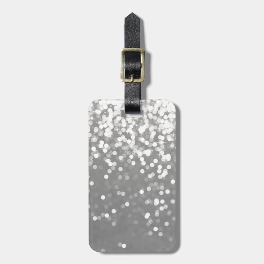 Glitter in de ✨ bagagelabel (Voorkant verticaal)