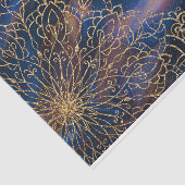 Glitter Indian Hand Drawn Ornamental Decoupage Tissuepapier (Detail)