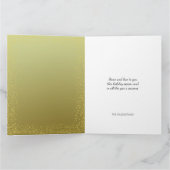 Glitter ingelijst een foto Happy Holiday Kaart (Binnen)