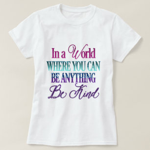 Glitter Inspirerend citaat uitlijnen T-shirt