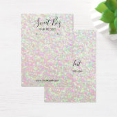 Glitter Iridescent Business Visitekaartje (Bureau)