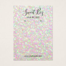 Glitter Iridescent Business