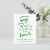 Glitter Irish Blessing St. Patrick's Day Briefkaart (Staand voorkant)