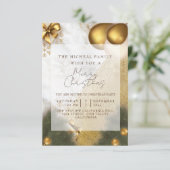 Glitter jaar en kerstfeestdag I Kaart (Staand voorkant)