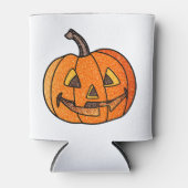 Glitter Jack O'Lantern Blikjeskoeler (Voorkant)