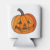 Glitter Jack O'Lantern Blikjeskoeler (Achterkant)