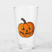 Glitter Jack O'Lantern Glas (Voorkant)