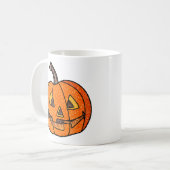 Glitter Jack O'Lantern Koffiemok (Voorkant links)