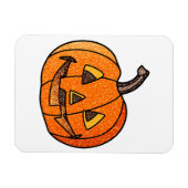 Glitter Jack O'Lantern Magneet (Horizontaal)