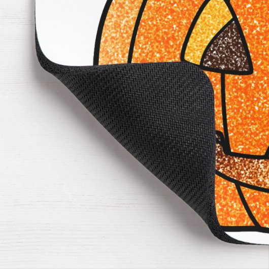Glitter Jack O'Lantern Muismat (Hoek)