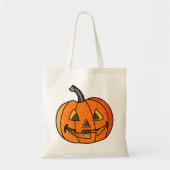 Glitter Jack O'Lantern Tote Bag (Voorkant)