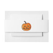 Glitter Jack O'Lantern Uitnodigingen Wikkel (Voorkant Voorbeeld)