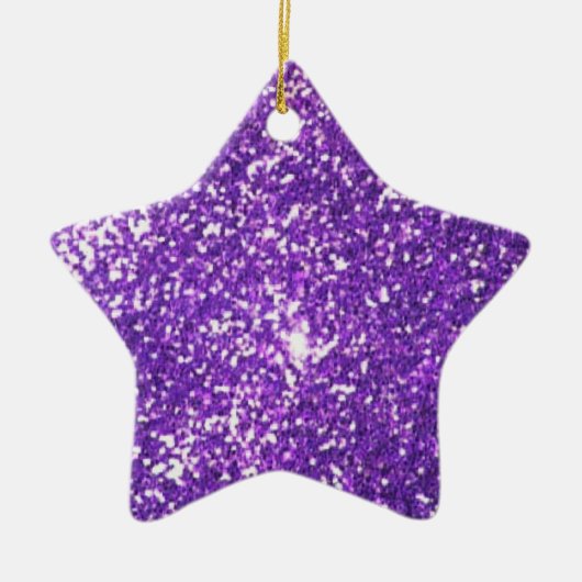 glitter keramisch ornament (Voorkant)
