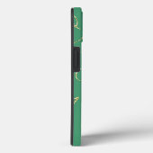 Glitter Kersen Groene Case-Mate iPhone Hoesje (Achterkant / Rechts)