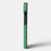 Glitter Kersen Groene Case-Mate iPhone Hoesje (Achterkant / Links)