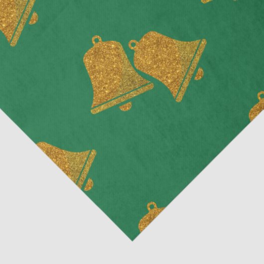 Glitter-kerstbellen Tissuepapier (Detail)