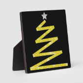 Glitter kerstboom fotoplaat (Voorkant)