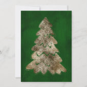 Glitter Kerstboom Kaart (Voorkant)