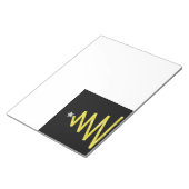 Glitter kerstboom notitieblok (Schuin)