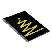 Glitter kerstboom notitieboek (Rechterzijde)