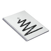 Glitter kerstboom notitieboek (Rechterzijde)