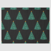 Glitter kerstboom tissuepapier (Voorkant)