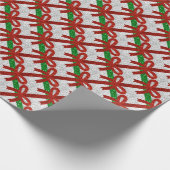 Glitter kerstcadeau cadeaupapier (Hoek)