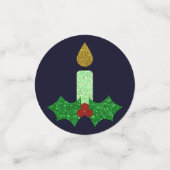 Glitter Kerstkaarle Confetti (Kleine voorkant)