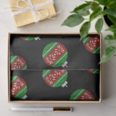 Glitter kerstversiering tissuepapier (Geschenk)