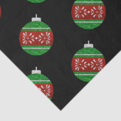 Glitter kerstversiering tissuepapier (Detail)